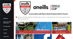 Desktop Screenshot of foylecup.com